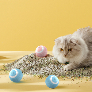 Jouet pour chat intelligent et interactif, balle magique, jeu électronique automatique pour chat d'intérieur, accessoire de jeu pour chat fabriqué en plastique durable - Product Image 1