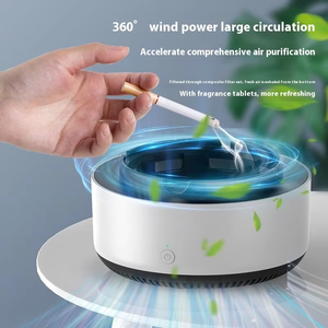 Cendrier intelligent avec logo personnalisé, purificateur d'air, élimination instantanée de la fumée secondaire pour la maison, le bureau, la terrasse, utilisation intérieure et extérieure - Product Image 5