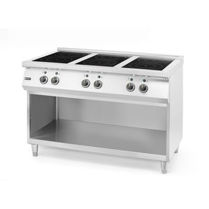 Cuisinière à induction commerciale HENDI 400V/25500W avec 6 plaques de cuisson 1200x700x890mm 6 plaques de cuisson 1200x700x890mm - Product Image 1