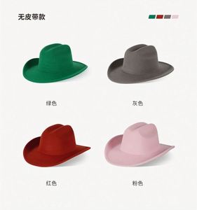 Western Retro Cowboy <b>Hat</b> Women New Arrival Ethnic Jazz Style Cowboy <b>Hat</b> with Belt - Product Image 3