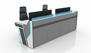 Console de Commande Centrale CCTV, Bureau de Contrôle de <span class=keywords><strong>Sécurité</strong></span>, Salle de Contrôle Moderne, Métal Durable, Surveillance 24/7, Fabricant Chinois - Product Image 5