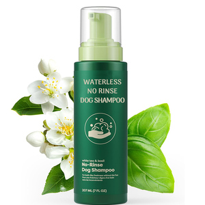 GMP OEM Shampooing et après-shampoing sec sans eau pour chien Lavage pratique sans rinçage pour le nettoyage de voyage Conditionnement et démêlage - Product Image 1