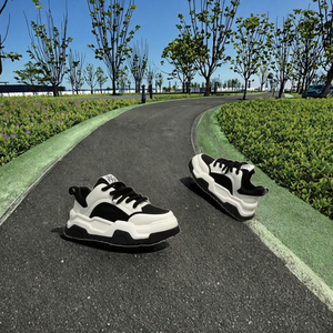 Zapatos Deportivos de Moda con Corte Bajo, Transpirables, de PU Resistente al Desgaste, Antideslizantes, con Cierre de Cordones, Ligeros, de Algodón, para Primavera/Verano, de PVC - Product Image 3