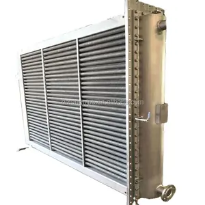 中央空调大型散热器不锈钢翅片换热器热水盘管蒸汽散热器