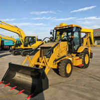 Chargeuse-pelleteuse 4x4 de 9 tonnes avec godet de 1 m³ pour travaux agricoles et de construction routière