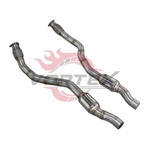 Kit d'échappement Vortex SS304 Valvetronic compatible avec Audi RS5 B8 4.2L V8 2012-2018, silencieux sport et tube central X-Pipe. - Product Image 6