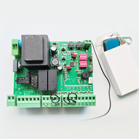 Controlador de puerta de garaje eléctrico con imán NC, placa de control de motor AC, placa de circuito impreso y control remoto