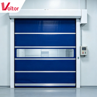 Porte rapide automatique en PVC à enroulement rapide pour usine alimentaire, salle blanche, atelier, cloison