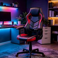 Chaises de bureau exécutives modernes en cuir PU personnalisées en gros, chaises de travail informatiques réglables et chaises de jeu rétractables