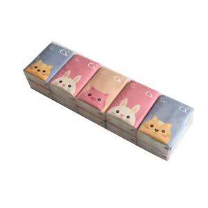 Custom logo Printed Thickened Small Pocket <b>Tissue</b> <b>Paper</b> Mini Facial <b>Tissue</b> <b>Paper</b> Handkerchief Portable Pocket <b>Tissue</b> - Product Image 3