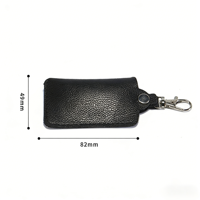 Étui à lunettes en cuir léger de poche - Sac de rangement pliable pour lunettes, porte-clés, étui à lunettes pliable pour le transport quotidien
