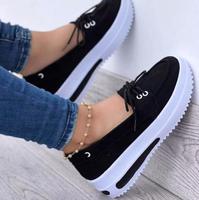 Chaussures pour femmes grandes tailles, printemps, couleur unie, mocassins à bout rond, chaussures tendance pour femmes, fabricant de chaussures pour femmes