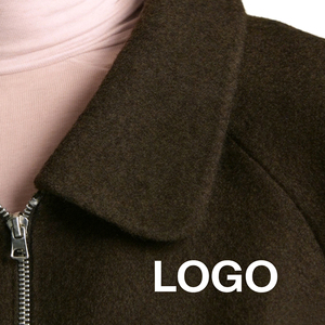 <span class=keywords><strong>Manteau</strong></span> en laine pour femme, veste courte, vêtement thermique d'hiver, certifié GRS BSCI CE, respectueux de l'environnement, ODM/OEM, logo personnalisé, livraison rapide - Product Image 4