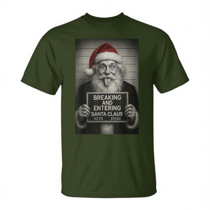 Camiseta navideña de Papá Noel con diseño divertido para adultos, unisex - Product Image 2