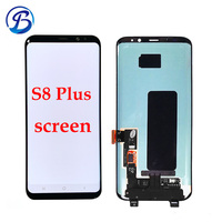 Écran de téléphone d'origine Super AMOLED pour Samsung Galaxy S8.S8 Plus, écran de remplacement pour smartphone avec réduction pour brûlures