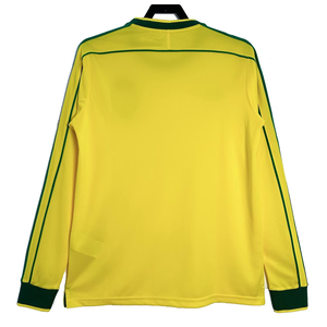 Camiseta Retro de Fútbol de Brasil 1998, Uniforme de Manga Larga para Competiciones de Clubes Europeos, de Secado Rápido - Product Image 3