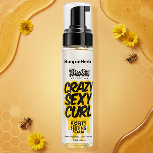 Espuma Fijadora de Rizos Super Charged Honey, Fijación Fuerte para Cabello Rizado, Ondulado y Enrollado, Hidratante, Control sin Residuos, Acabado Definido - Product Image 1