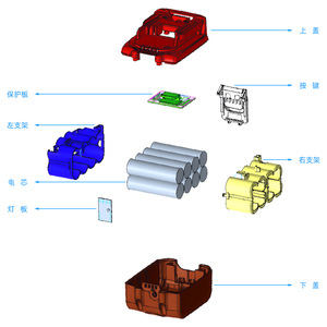 <span class=keywords><strong>Chargeur</strong></span> de batterie lithium-ion 12V/20V à double port de conception chinoise D12V 20V - Product Image 6