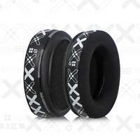 Coussinets d'oreille en cuir protéiné de remplacement pour Cloud 1/I/2/II/3/III/Pro/Core/Alpha/Alpha S/Flight/Stinger/Mix/CloudX à réduction de bruit
