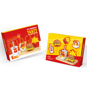 Nuovi Arrivi: Giocattoli Educativi, Set di Costruzioni MOC, Set di Hamburger e Patatine in Plastica, Set per Giochi di Ruolo per Bambini, Divertenti Giocattoli da Cucina - Product Image 6