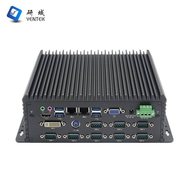 High Stability Fanless Embedded Computer Industrial PC 3 Year Warranty Wide Temperature IPC AI Edge Computing