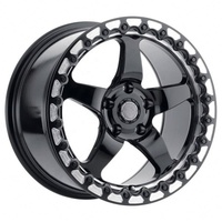 Jantes de course forgées D5 Beadlock de 15, 17 et 18 pouces 5x114.3 5x115 pour Mustang Dodge Hellcat Chevrolet Camaro SS/ZL1 Drag Pack