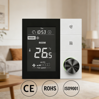 Thermostat programmable numérique WiFi Tuya pour chauffage et refroidissement électrique, avec télécommande, RS485 Modbus, contrôle de la température