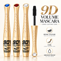 Maskara Bulu Mata 4D Serat Sutra Tahan Air Label Pribadi untuk Kosmetik Cair dalam Tube, Memperpanjang, OEM ODM