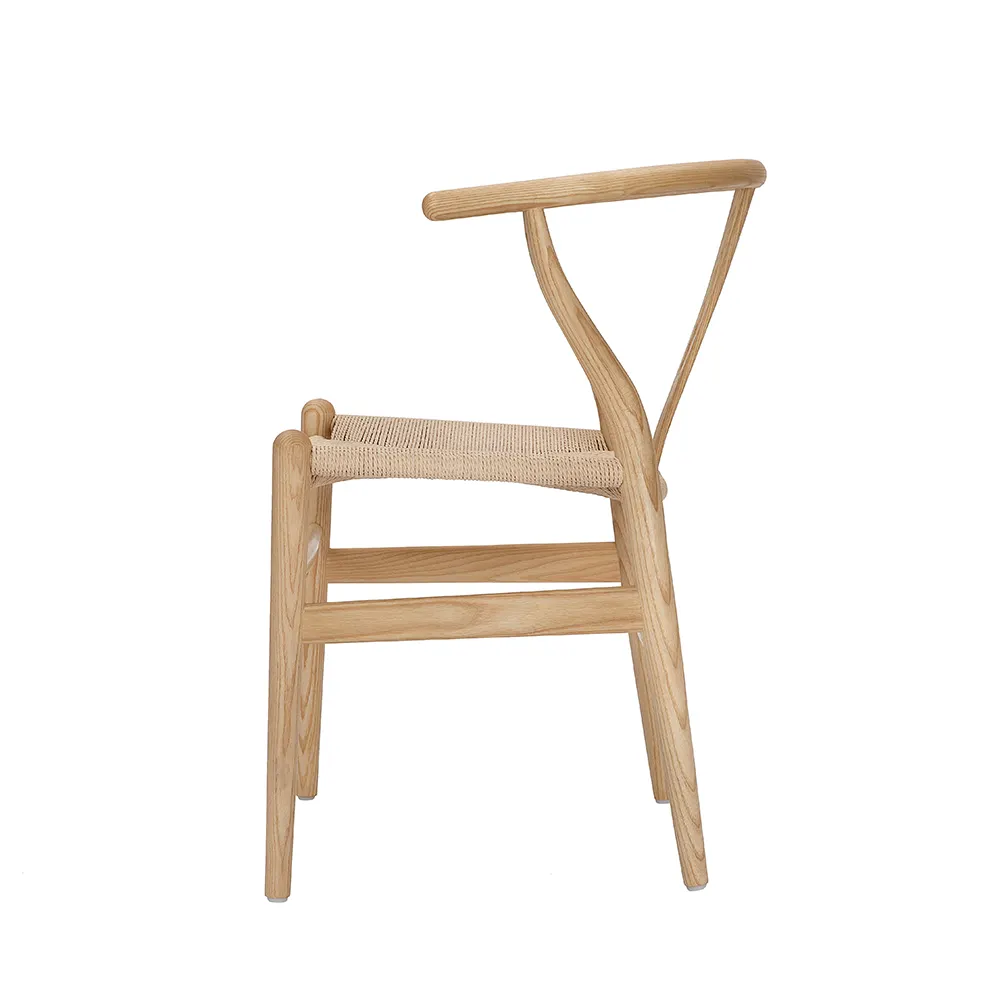 Factory Pin Y Chair Wishbone Solid wood dining chair for home book table chair Simple armchair