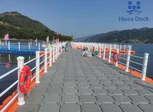 Plataforma <span class=keywords><strong>Flotante</strong></span> Modular Ligera y Portátil <span class=keywords><strong>para</strong></span> Embarcaciones, Muelle <span class=keywords><strong>Flotante</strong></span> de HDPE de 500x500x250mm, Plataforma <span class=keywords><strong>para</strong></span> Casa <span class=keywords><strong>Flotante</strong></span>, Capacidad de Carga de 220kg, HiSea - Product Image 5