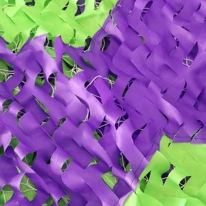 <span class=keywords><strong>Filet</strong></span> de <span class=keywords><strong>camouflage</strong></span> simple couche VANDA en polyester violet et vert, taille personnalisable pour la décoration extérieure - Product Image 5