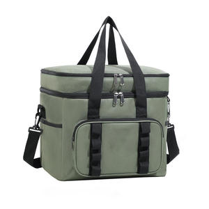 Nueva Bolsa Térmica Personalizada para Picnic, de Gran Capacidad, Reutilizable, Impermeable, de Oxford, con Doble Capa Aislante - Product Image 1