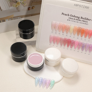 Gel de Uñas RuiSen de Marca Privada, Gel Duro Nude Sin TPO para Uñas, Gel Constructor Rosa con Purpurina Sin HEMA, Baja Temperatura, Personalizable - Product Image 6