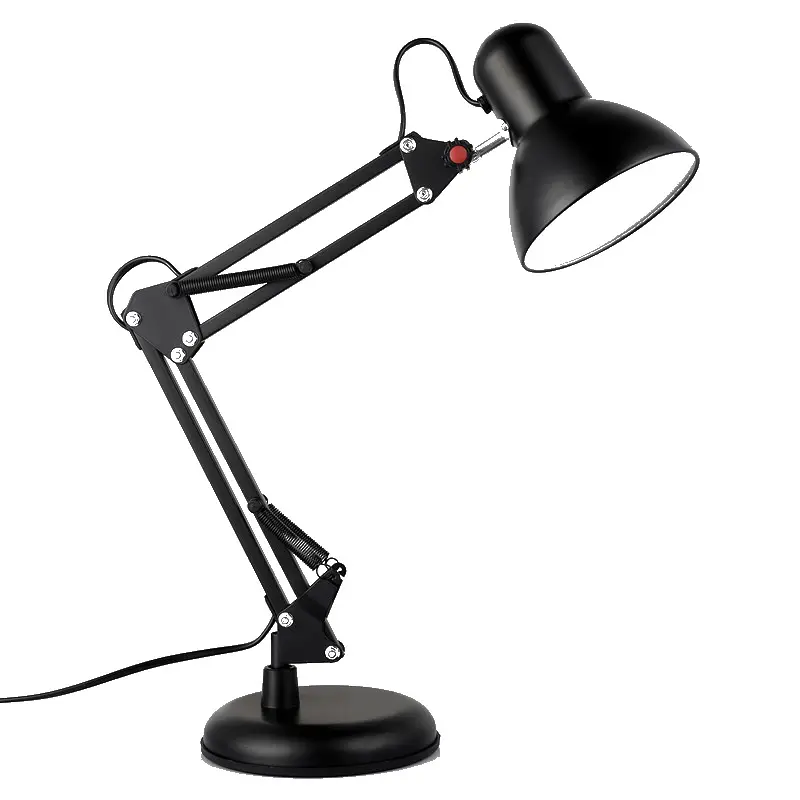 American Adjustable Swing Arm Folding Table Lamp Study Work Reading Led Eye Protection Desk Lamp