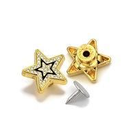Boutons en métal avec strass Glory Button Factory, boutons en zamac pour veste, vêtements, denim, logo personnalisé, boutons et rivets pour jeans pour femmes