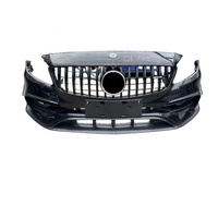 Kit carrosserie style AMG pour Mercedes-Benz Classe A W176 d'occasion, pare-chocs avec calandre et jupes latérales pour 2015-2019