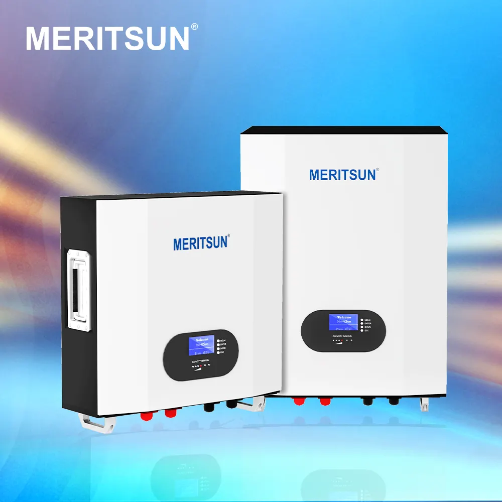 بطارية حائطية من MERITSUN, بطارية ليثيوم بقدرة 48 فولت و 5kWh و 7kWh و 10kWh و 6000 دورة ، نظام تخزين الطاقة خارج الشبكة