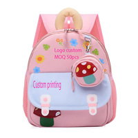 Sac à dos personnalisé pour la maternelle, mignon, en nylon et polyester respirant, léger, avec impression de texte, idéal comme cadeau