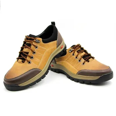 QC Sepatu Trekking Kargo untuk Pria, Sepatu Trekking Kargo Tahan Lama, Sepatu Kasual Bersirkulasi untuk Pria