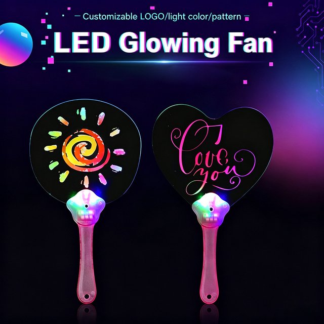 Luminous Acrylic Handheld Light Sign for Concert Music Festival Cheering Prop Welcome Gifts Portable Customized Design