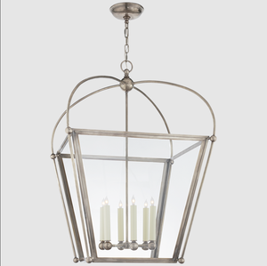 Lámpara Colgante LED de Metal con Diseño Único Estilo Americano Personalizada YH, Cadena de Latón, Araña de Techo LED Negra y Dorada - Product Image 5