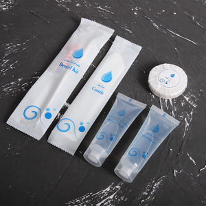 Kit de toilette jetable en tube souple pour hôtel, centre de fitness et bain public, qualité supérieure pour les clients d'hôtel et les croisières - Product Image 2