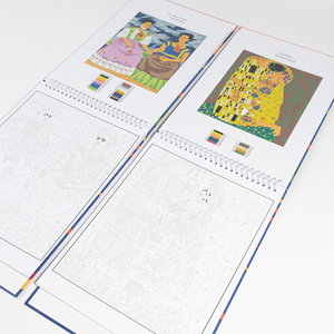 Sách tô màu bán chạy, bìa cứng dễ mở, dành cho người lớn, in ấn tùy chỉnh - Product Image 2