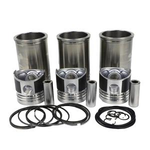 Juego de Cuatro Piezas de Pistón, Anillos de Pistón y Pasador de Pistón de Alta Calidad para Motor CHANGCHAI 390 490 DFAM DF504G33 - Product Image 1