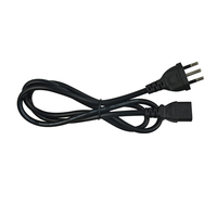 SIPU-cable de alimentación de núcleo de cobre puro de 6,8mm para ordenador o portátil, 3 pines, venta al por mayor, Brasil