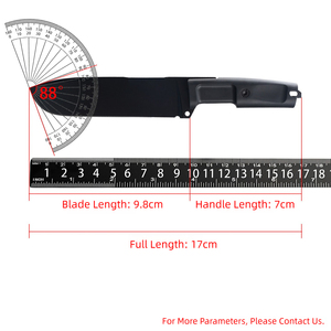 Couteau Bowie ER ONTOS II à lame droite non réglable, modèle SS247, pour le camping en plein air, manche en Craton N690, 20 cm - Product Image 2