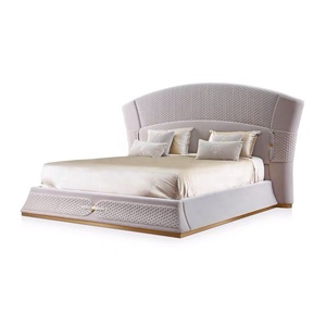 (CZ-BD31) moderna, última moda, conjunto de muebles de cuero para camas, cama de lujo de estilo italiano - Product Image 6