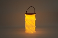 2025 nouvelles idées ABS pliant papier lampe Rechargeable LED lumières Pâques éclairage décorations promotionnel entreprise affaires cadeaux