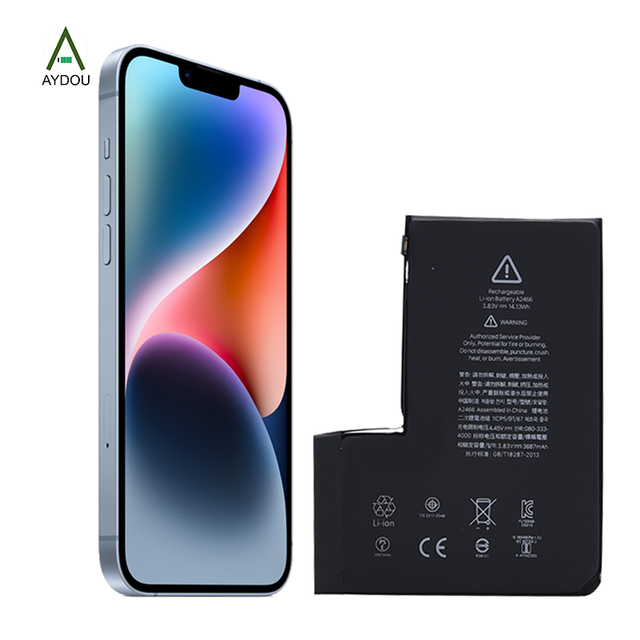 AYDOU Rechargeable Lithium-Ion Battery Replacement for 15 Black Mobile Phone