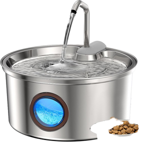 <span class=keywords><strong>Meilleure</strong></span> <span class=keywords><strong>Fontaine</strong></span> à <span class=keywords><strong>Eau</strong></span> Automatique Portable Écologique Moderne et Durable pour Animaux de Compagnie 3.2L en Acier Inoxydable pour <span class=keywords><strong>Chat</strong></span>, <span class=keywords><strong>Silencieuse</strong></span>, Alimentation USB - Product Image 1